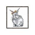 Picture of Baby Grey Bunny _GroupedProduct_Square_Mini_ _GroupedProduct_Square_Canvas_Framed_