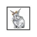 Picture of Baby Grey Bunny _GroupedProduct_Square_Mini_ _GroupedProduct_Square_Canvas_Framed_