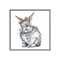 Picture of Baby Grey Bunny _GroupedProduct_Square_Mini_ _GroupedProduct_Square_Canvas_Framed_