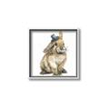 Picture of Baby Brown Bunny _GroupedProduct_Square_Mini_ _GroupedProduct_Square_Canvas_Framed_
