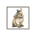 Picture of Baby Brown Bunny _GroupedProduct_Square_Mini_ _GroupedProduct_Square_Canvas_Framed_