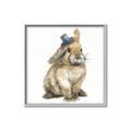 Picture of Baby Brown Bunny _GroupedProduct_Square_Mini_ _GroupedProduct_Square_Canvas_Framed_