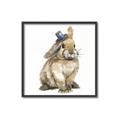 Picture of Baby Brown Bunny _GroupedProduct_Square_Mini_ _GroupedProduct_Square_Canvas_Framed_