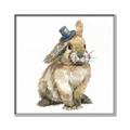 Picture of Baby Brown Bunny _GroupedProduct_Square_Mini_ _GroupedProduct_Square_Canvas_Framed_