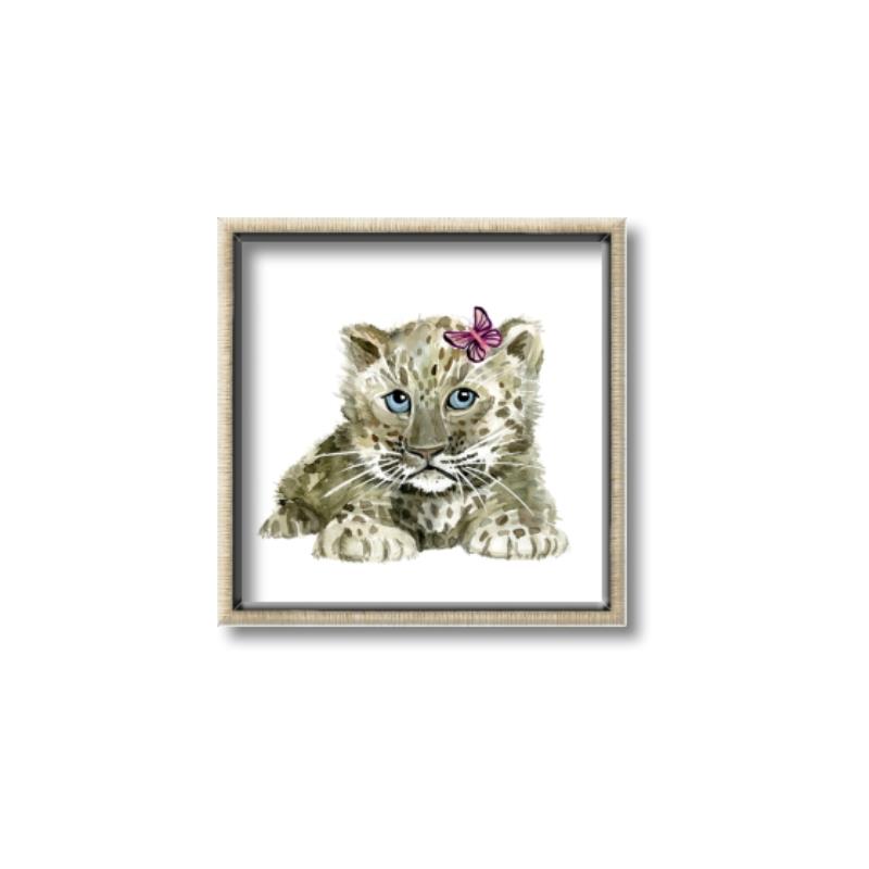 Picture of Lucy Leopard _GroupedProduct_Square_Mini_ _GroupedProduct_Square_Canvas_Framed_