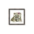 Picture of Lucy Leopard _GroupedProduct_Square_Mini_ _GroupedProduct_Square_Canvas_Framed_