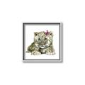 Picture of Lucy Leopard _GroupedProduct_Square_Mini_ _GroupedProduct_Square_Canvas_Framed_