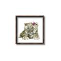 Picture of Lucy Leopard _GroupedProduct_Square_Mini_ _GroupedProduct_Square_Canvas_Framed_