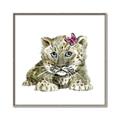 Picture of Lucy Leopard _GroupedProduct_Square_Mini_ _GroupedProduct_Square_Canvas_Framed_