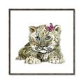 Picture of Lucy Leopard _GroupedProduct_Square_Mini_ _GroupedProduct_Square_Canvas_Framed_