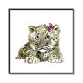 Picture of Lucy Leopard _GroupedProduct_Square_Mini_ _GroupedProduct_Square_Canvas_Framed_