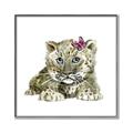 Picture of Lucy Leopard _GroupedProduct_Square_Mini_ _GroupedProduct_Square_Canvas_Framed_