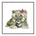 Picture of Lucy Leopard _GroupedProduct_Square_Mini_ _GroupedProduct_Square_Canvas_Framed_