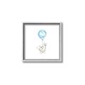 Picture of Blue Balloon _GroupedProduct_Square_Mini_ _GroupedProduct_Square_Canvas_Framed_
