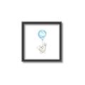 Picture of Blue Balloon _GroupedProduct_Square_Mini_ _GroupedProduct_Square_Canvas_Framed_