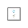 Picture of Blue Balloon _GroupedProduct_Square_Mini_ _GroupedProduct_Square_Canvas_Framed_