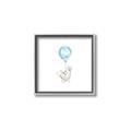 Picture of Blue Balloon _GroupedProduct_Square_Mini_ _GroupedProduct_Square_Canvas_Framed_