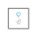 Picture of Blue Balloon _GroupedProduct_Square_Mini_ _GroupedProduct_Square_Canvas_Framed_