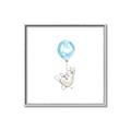 Picture of Blue Balloon _GroupedProduct_Square_Mini_ _GroupedProduct_Square_Canvas_Framed_
