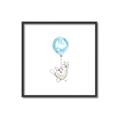 Picture of Blue Balloon _GroupedProduct_Square_Mini_ _GroupedProduct_Square_Canvas_Framed_