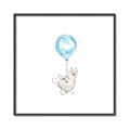 Picture of Blue Balloon _GroupedProduct_Square_Mini_ _GroupedProduct_Square_Canvas_Framed_
