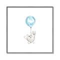 Picture of Blue Balloon _GroupedProduct_Square_Mini_ _GroupedProduct_Square_Canvas_Framed_