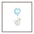 Picture of Blue Balloon _GroupedProduct_Square_Mini_ _GroupedProduct_Square_Canvas_Framed_