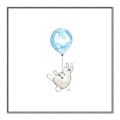 Picture of Blue Balloon _GroupedProduct_Square_Mini_ _GroupedProduct_Square_Canvas_Framed_
