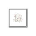 Picture of Baby Elephant _GroupedProduct_Square_Mini_ _GroupedProduct_Square_Canvas_Framed_