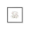 Picture of Baby Elephant _GroupedProduct_Square_Mini_ _GroupedProduct_Square_Canvas_Framed_