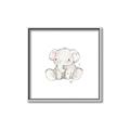 Picture of Baby Elephant _GroupedProduct_Square_Mini_ _GroupedProduct_Square_Canvas_Framed_