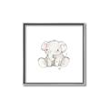 Picture of Baby Elephant _GroupedProduct_Square_Mini_ _GroupedProduct_Square_Canvas_Framed_