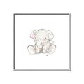 Picture of Baby Elephant _GroupedProduct_Square_Mini_ _GroupedProduct_Square_Canvas_Framed_