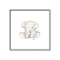 Picture of Baby Elephant _GroupedProduct_Square_Mini_ _GroupedProduct_Square_Canvas_Framed_