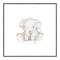 Picture of Baby Elephant _GroupedProduct_Square_Mini_ _GroupedProduct_Square_Canvas_Framed_