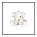 Picture of Baby Elephant _GroupedProduct_Square_Mini_ _GroupedProduct_Square_Canvas_Framed_