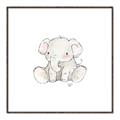 Picture of Baby Elephant _GroupedProduct_Square_Mini_ _GroupedProduct_Square_Canvas_Framed_