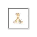 Picture of Baby Giraffe _GroupedProduct_Square_Mini_ _GroupedProduct_Square_Canvas_Framed_
