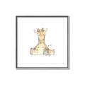 Picture of Baby Giraffe _GroupedProduct_Square_Mini_ _GroupedProduct_Square_Canvas_Framed_
