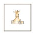 Picture of Baby Giraffe _GroupedProduct_Square_Mini_ _GroupedProduct_Square_Canvas_Framed_