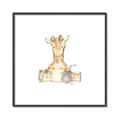 Picture of Baby Giraffe _GroupedProduct_Square_Mini_ _GroupedProduct_Square_Canvas_Framed_