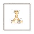 Picture of Baby Giraffe _GroupedProduct_Square_Mini_ _GroupedProduct_Square_Canvas_Framed_