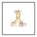 Picture of Baby Giraffe _GroupedProduct_Square_Mini_ _GroupedProduct_Square_Canvas_Framed_