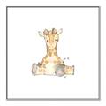 Picture of Baby Giraffe _GroupedProduct_Square_Mini_ _GroupedProduct_Square_Canvas_Framed_