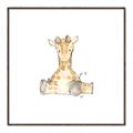 Picture of Baby Giraffe _GroupedProduct_Square_Mini_ _GroupedProduct_Square_Canvas_Framed_