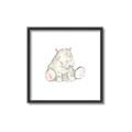 Picture of Baby Hippo _GroupedProduct_Square_Mini_ _GroupedProduct_Square_Canvas_Framed_