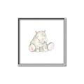Picture of Baby Hippo _GroupedProduct_Square_Mini_ _GroupedProduct_Square_Canvas_Framed_