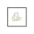 Picture of Baby Hippo _GroupedProduct_Square_Mini_ _GroupedProduct_Square_Canvas_Framed_