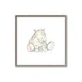 Picture of Baby Hippo _GroupedProduct_Square_Mini_ _GroupedProduct_Square_Canvas_Framed_