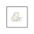 Picture of Baby Hippo _GroupedProduct_Square_Mini_ _GroupedProduct_Square_Canvas_Framed_